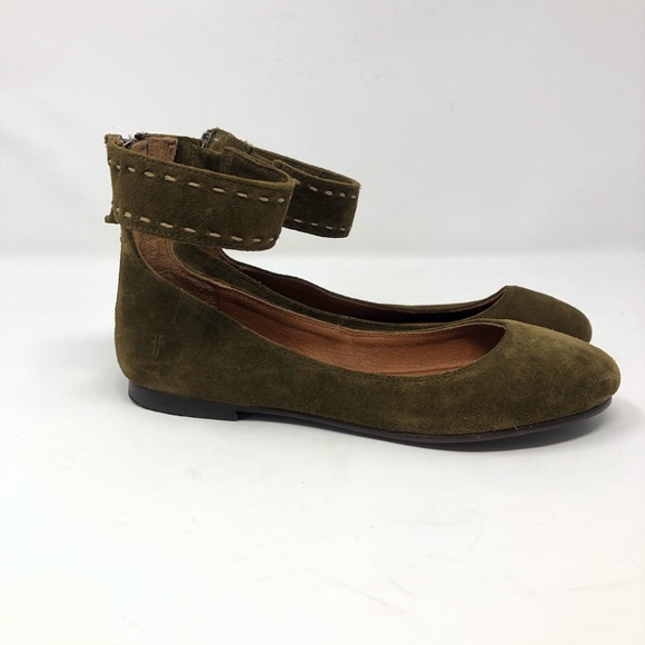 Frye Shoes - Frye Green Flats Size: 8
